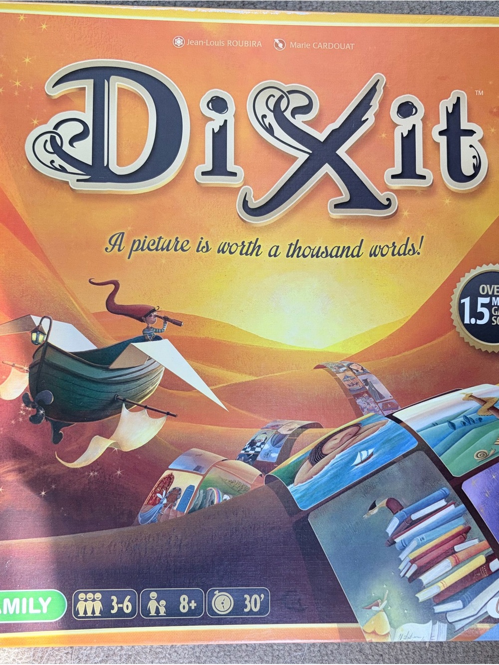 Dixit Board Game - Orange Artwork